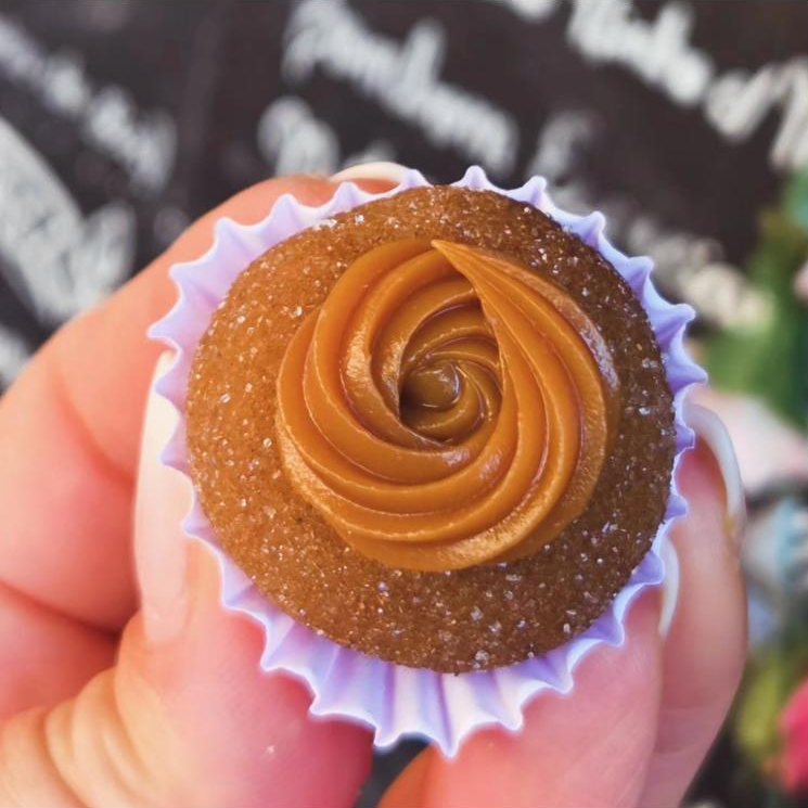Brigadeiro de churros com doce de leite